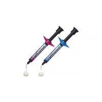 Shofu Beautifil Flow Plus X syringe refill F00 viscosity, A1, 1 x 2.2g syringe, 5 dispensing needle tips.